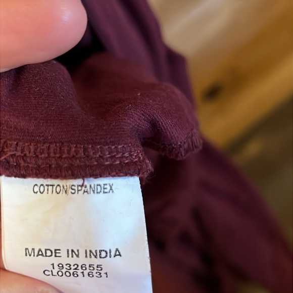 Wayward Fancies  eShakti 2X 20w Plus‎ Size women's Jumpsuit Maroon Wide Leg Y2K - Picture 12 of 13